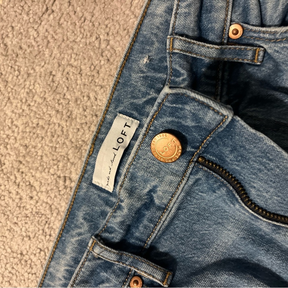 Loft boyfriend jeans size 8